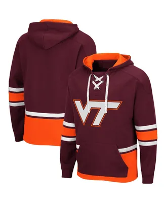 Men's Maroon Virginia Tech Hokies Lace Up 3.0 Pullover Hoodie