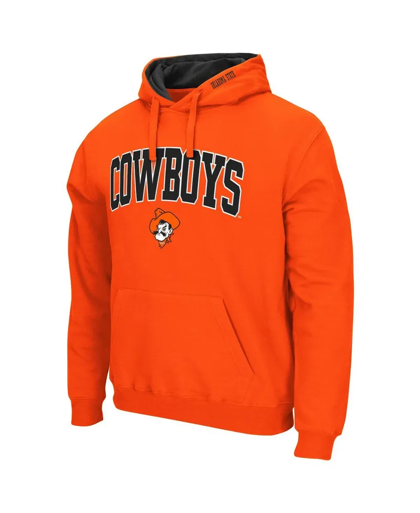 Men's Orange Oklahoma State Cowboys Arch Logo 3.0 Pullover Hoodie