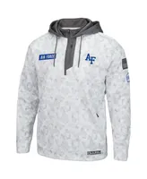 Men's Arctic Camo Air Force Falcons Oht Military-Inspired Appreciation Quarter-Zip Hoodie