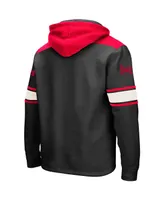 Men's Black Nebraska Huskers 2.0 Lace-Up Logo Pullover Hoodie