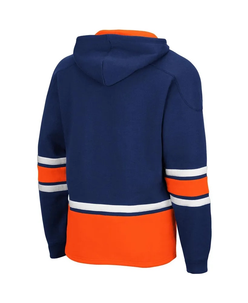 Men's Navy Auburn Tigers Lace Up 3.0 Pullover Hoodie