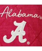 Women's Crimson Alabama Crimson Tide Unstoppable Chic Quilted Quarter-Zip Jacket