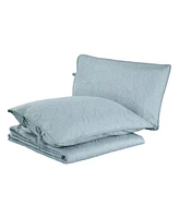 Laura Ashley Felicity Cotton Reversible Piece Quilt Set