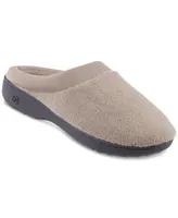 Isotoner Signature Microterry Pillowstep Slippers with Satin Trim