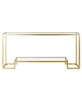 Athena 64" Console Table - Gold