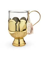 Twine Mulled Wine Glass - Gold