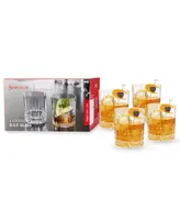 Spiegelau Perfect Serve Double Old Fashioned Glass Set, Set of 4, 13 Oz