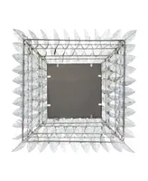 Rustic Metal Wall Mirror, 30" x 30"