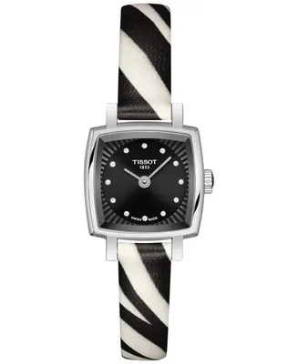 Tissot Women's Lovely Diamond 1/20 ct t.w. Printed Strap Watch 20mm