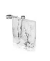 True Marble Stainless Steel Hip Flask