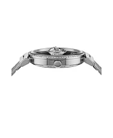 Versus by Versace Women's Brick Lane Silver-tone Stainless Steel Bracelet Watch 34mm