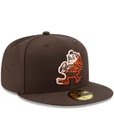 Men's Brown Cleveland Browns Color Dim 59FIFTY Fitted Hat