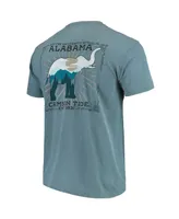 Men's Blue Alabama Crimson Tide State Scenery Comfort Colors T-shirt