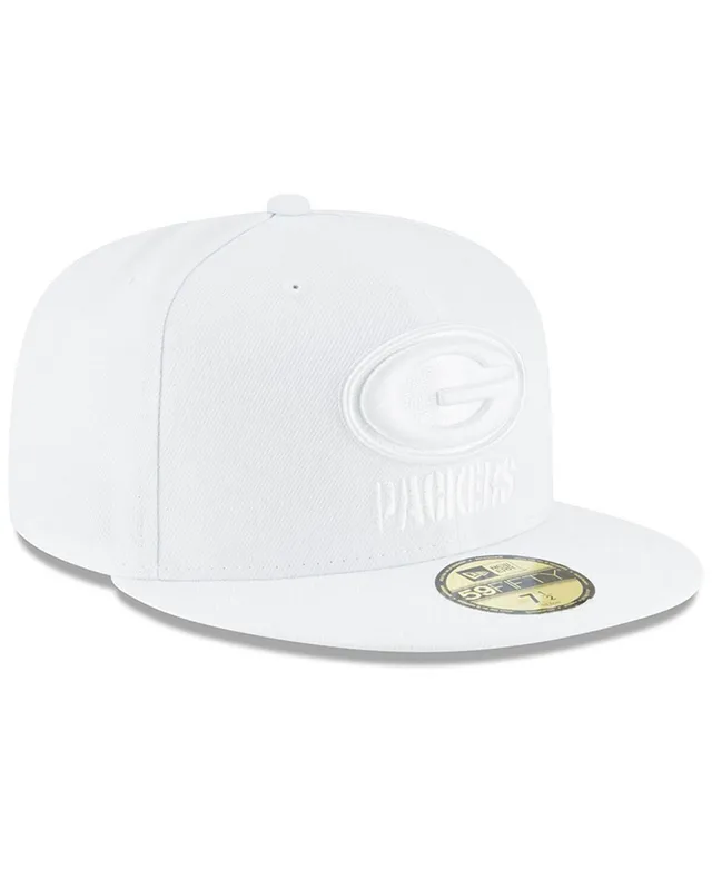 Men's New Era White Green Bay Packers Omaha Low Profile