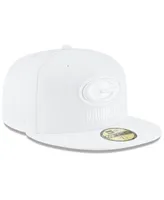 Men's Green Bay Packers White on White 59FIFTY Fitted Hat