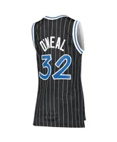 Women's Shaquille O'Neal Black Orlando Magic 1995-96 Hardwood Classics Swingman Jersey