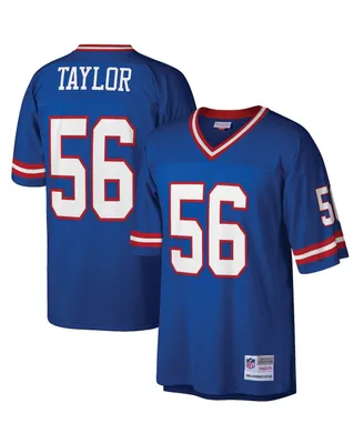 Men's Lawrence Taylor Royal New York Giants Big and Tall 1986 Retired Player Replica Jersey