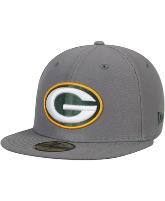 Men's Graphite Green Bay Packers Storm 59FIFTY Fitted Hat
