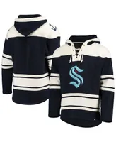 Men's Deep Sea Blue Seattle Kraken Superior Lacer Team Pullover Hoodie