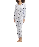 Tommy Hilfiger Women's Hacci Printed Pajama Set