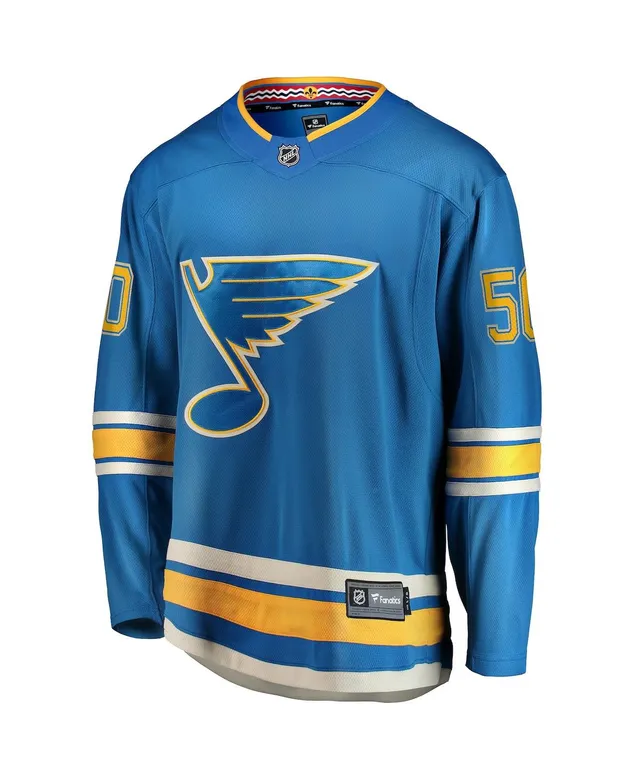 Outerstuff Jordan Binnington St. Louis Blues Youth Home Premier Player Jersey - Blue