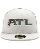 Men's White Atlanta Falcons Omaha Atl 59FIFTY Fitted Hat