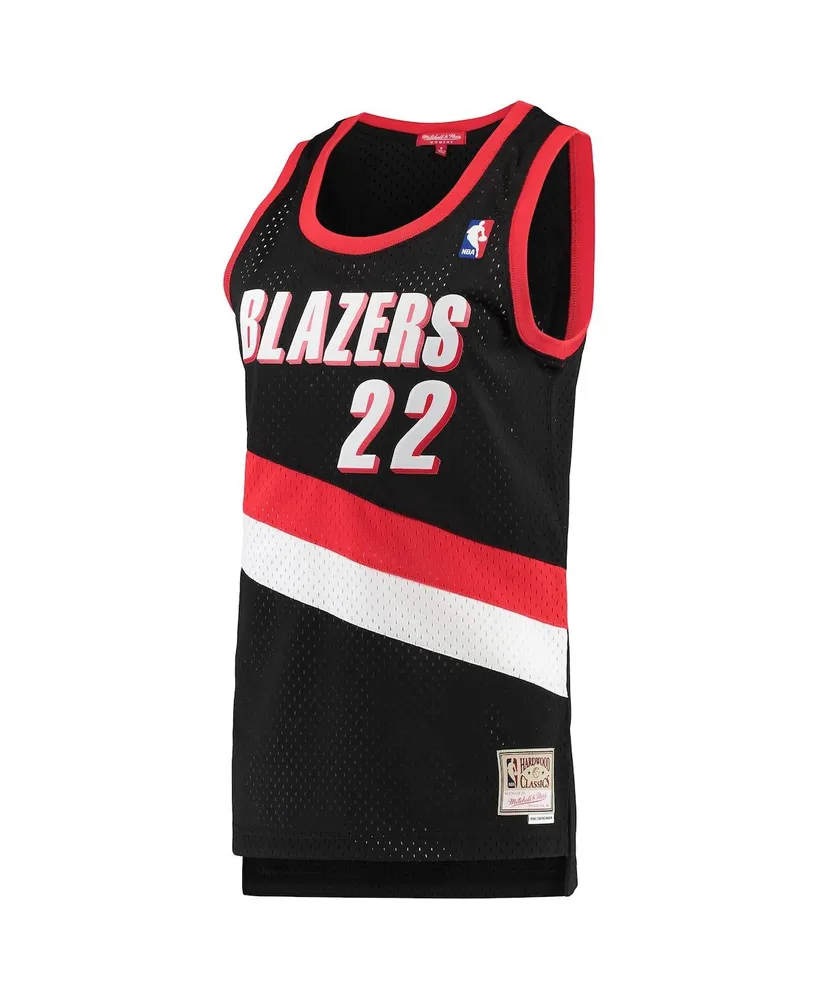 Women's Clyde Drexler Black Portland Trail Blazers 1991-92 Hardwood Classics Swingman Jersey