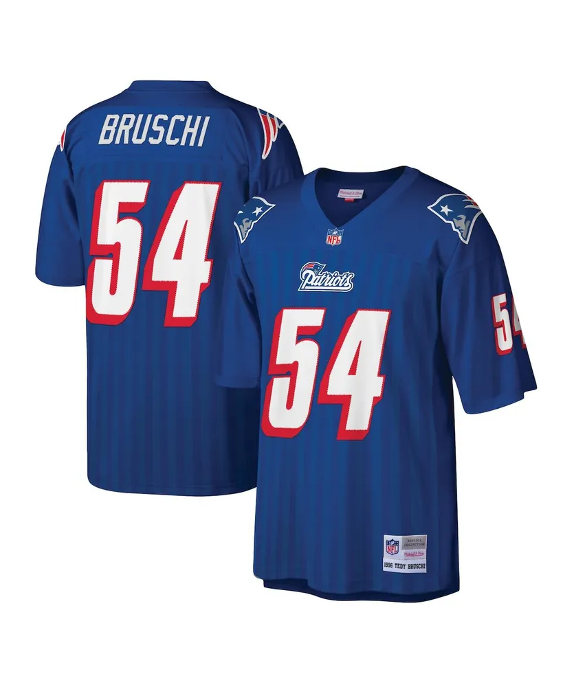 Men's Tedy Bruschi Royal New England Patriots Legacy Replica Jersey