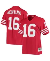 Women's Joe Montana Scarlet San Francisco 49ers 1990 Legacy Replica Jersey