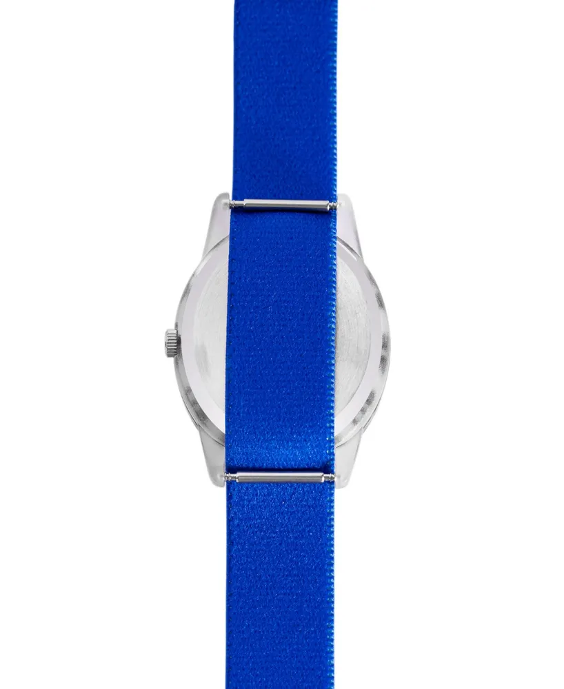 ewatchfactory Boy's Disney Monsters Inc. Blue Nylon Strap Plastic Watch 32mm