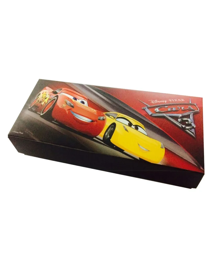 ewatchfactory Boy's Disney Cars 3 Plastic Red Silicone Strap Watch 32mm