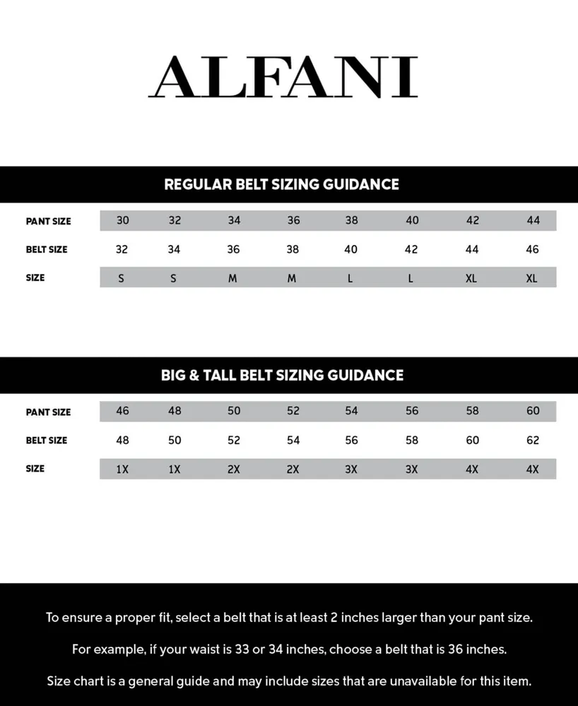 Alfani Men's Reversible Compression Buckle Belt, Created for Macy's