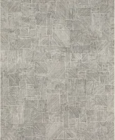 Drew & Jonathan Home Vanguard Minoan 6'6" x 9'6" Area Rug - Silver