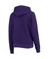 Women's Stadium Athletic Purple Washington Huskies Arched Name Full-Zip Sweatshirt