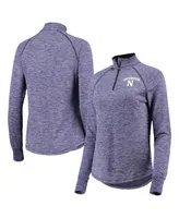 Women's Purple Northwestern Wildcats Bikram Quarter-Zip Pullover Jacket