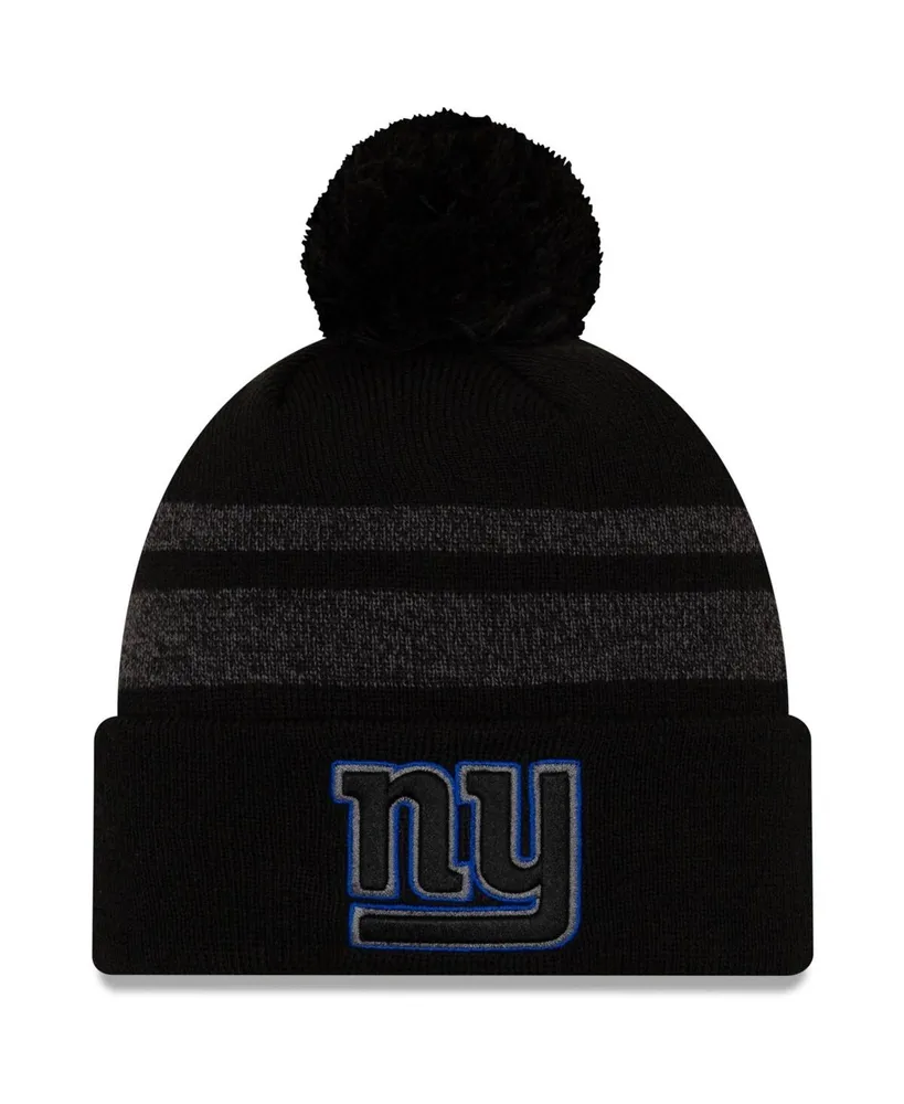 Men's Black New York Giants Dispatch Cuffed Knit Hat with Pom