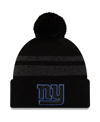 Men's Black New York Giants Dispatch Cuffed Knit Hat with Pom