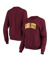 Women's Maroon Arizona State Sun Devils Campanile Pullover Sweatshirt