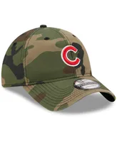 Men's Camo Chicago Cubs Woodland Core Classic 9TWENTY Adjustable Hat