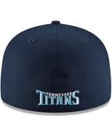 Men's Navy Tennessee Titans Omaha 59FIFTY Hat