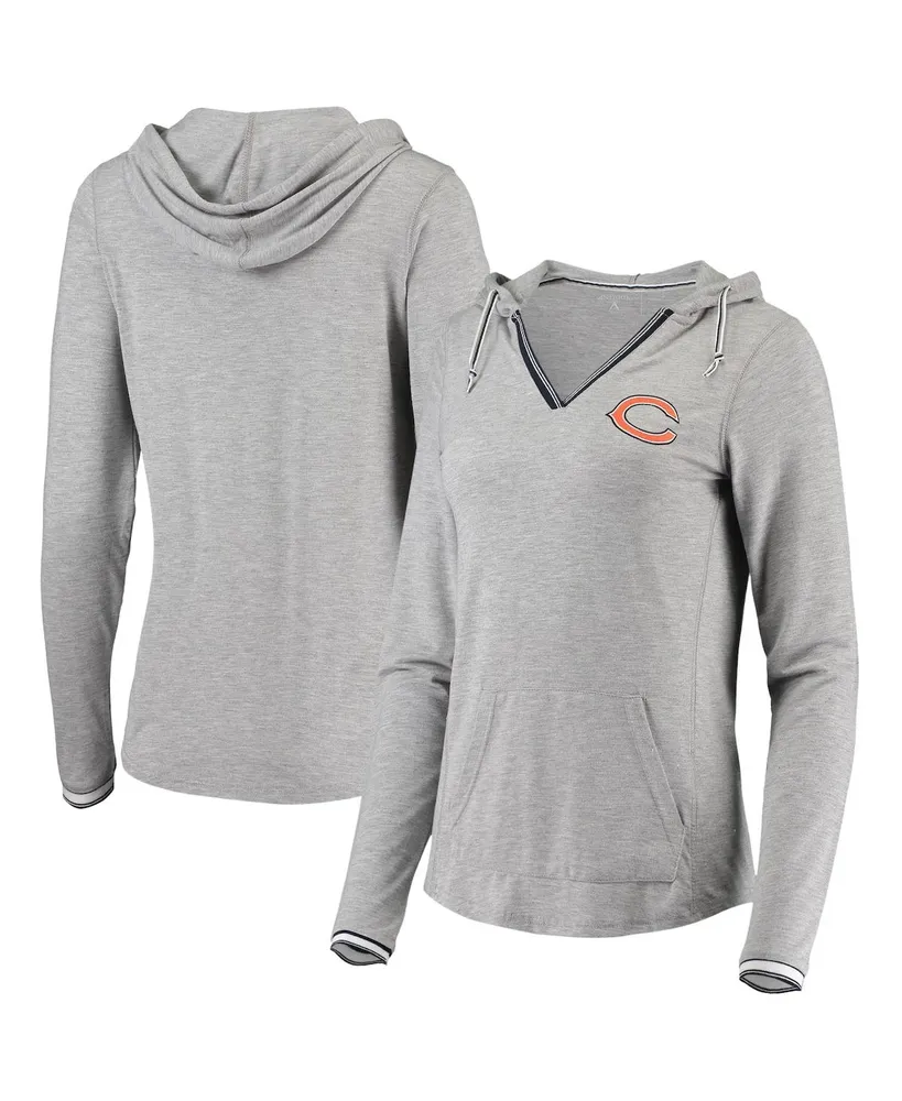 Nike Women's Chicago Bears Oversize Charcoal Grey Heather Hoodie