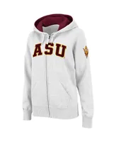 Women's Stadium Athletic Arizona State Sun Devils Arched Name Full-Zip Hoodie