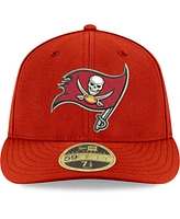 Men's Red Tampa Bay Buccaneers Omaha Low Profile 59FIFTY Fitted Team Hat