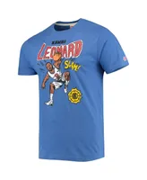 Men's Kawhi Leonard Royal La Clippers Comic Book Player Tri-Blend T-shirt