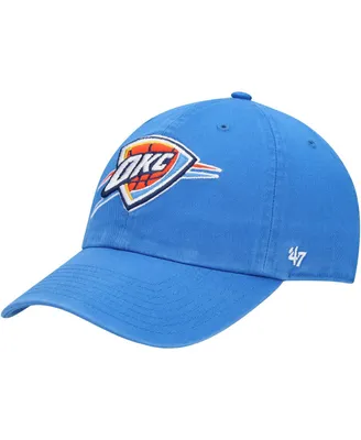 Men's Blue Oklahoma City Thunder Team Clean Up Adjustable Hat
