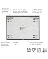 Truebake Silicone Pastry Mat with Reference Marks