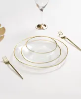 Dinner Plates, Set of 4 - Gold