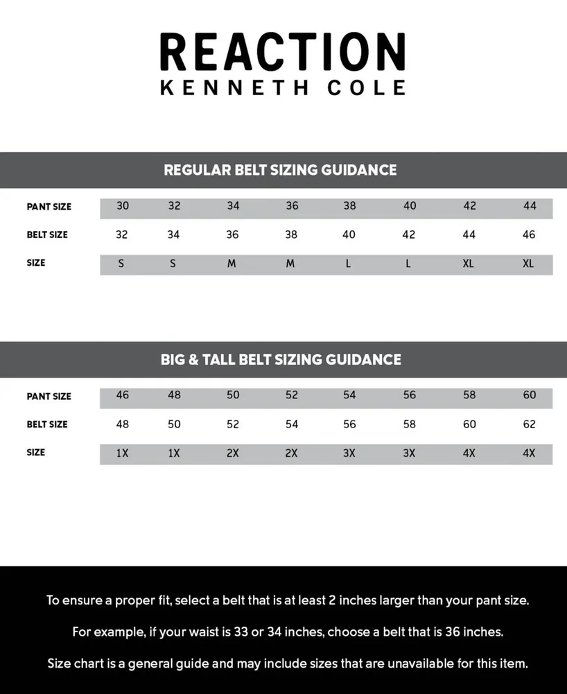 Kenneth Cole Reaction Men's Reversible Faux-Leather Stretch Dress Belt