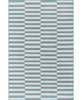 Bayshore Home Outdoor Banded Striped 5' x 8' Area Rug