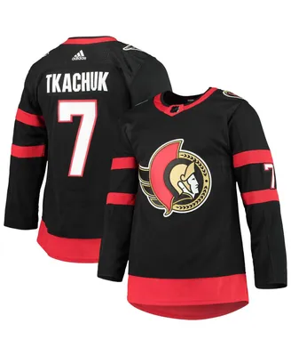 Men's adidas Brady Tkachuk Black Ottawa Senators Home Authentic Pro Player Jersey